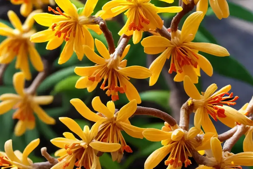 Hamamelis mollis (chinese witch hazel) — photo 2