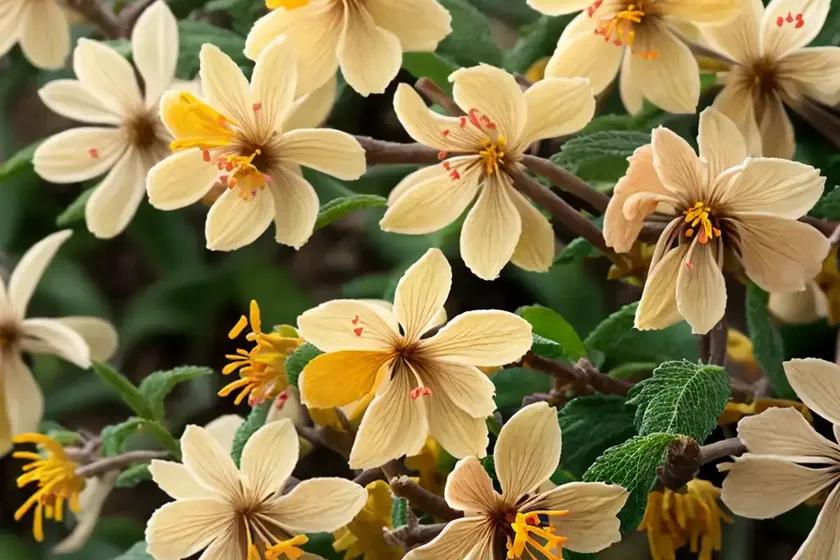 Hamamelis x intermedia ‘diane’ (witch hazel) — photo 2