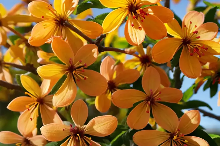 Hamamelis x intermedia ‘feuerzauber’ (witch hazel) — photo 2