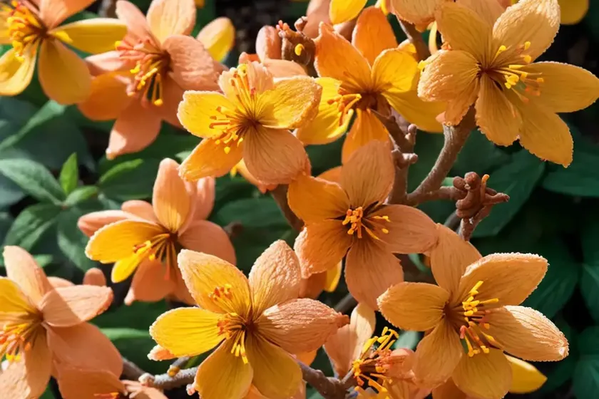 Hamamelis x intermedia ‘gingerbread’ (witch hazel) — photo 3