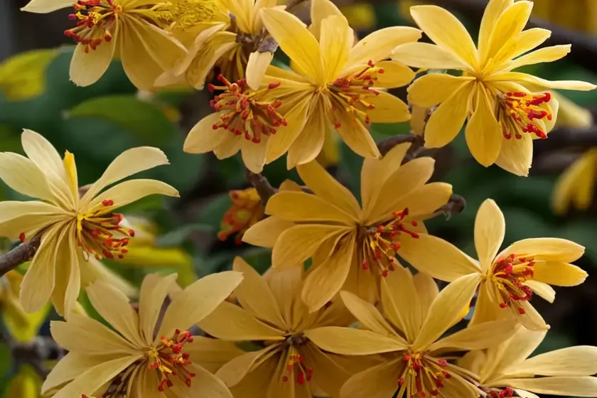 Hamamelis x intermedia ‘harry’ (witch hazel) — photo 3