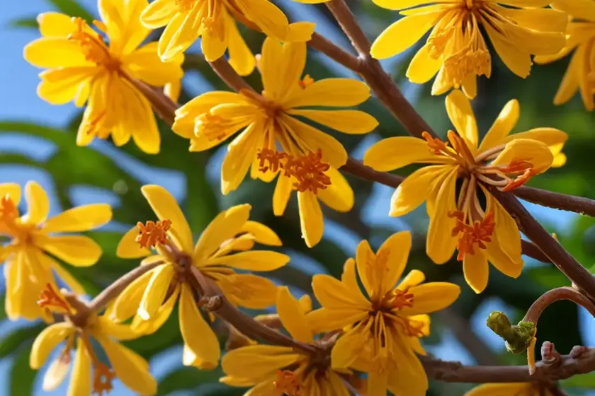 Hamamelis x intermedia ‘jelena’ (witch hazel) — photo 3