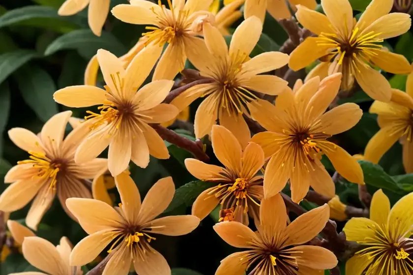 Hamamelis x intermedia ‘pallida’ (witch hazel) — photo 2