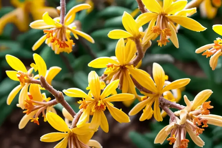 Hamamelis x intermedia ‘savill starlight’ (witch hazel) — photo 3