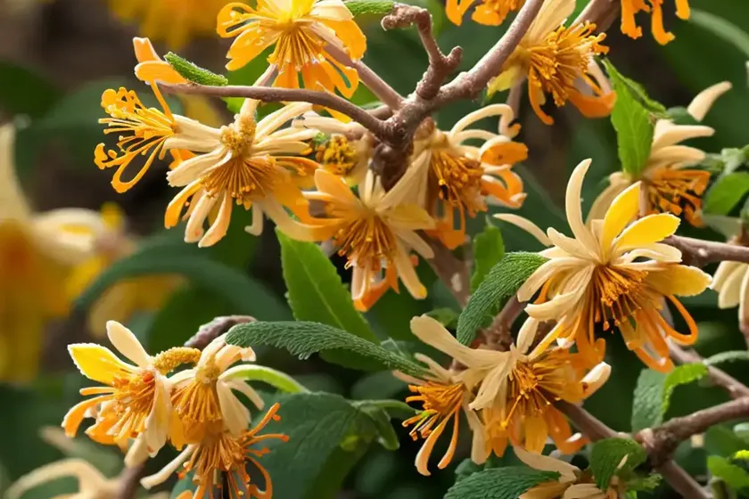 Hamamelis x intermedia ‘sunburst’ (witch hazel) — photo 2