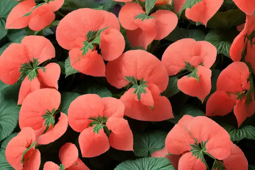 Hardy begonia (begonia grandis) — photo 2