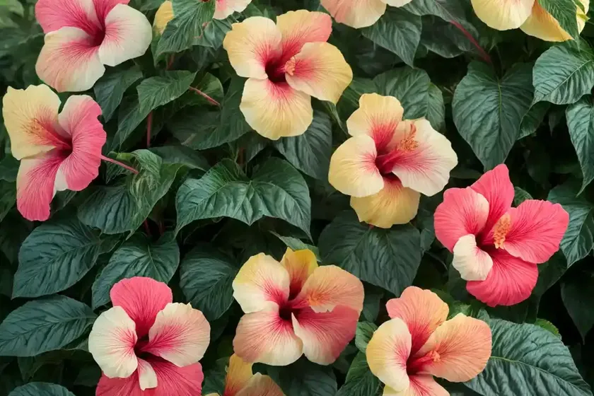 Hardy hibiscus (hibiscus ‘lester riegel’) — photo 3