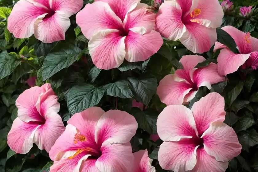Hardy hibiscus (hibiscus moscheutos ‘disco belle pink’) — photo 2