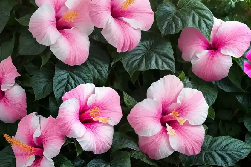 Hardy hibiscus (hibiscus moscheutos ‘disco belle pink’) — photo 3