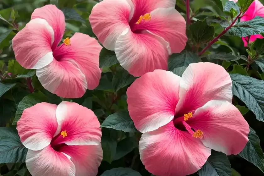 Hardy hibiscus (hibiscus moscheutos ‘disco belle rosy red’) — photo 3