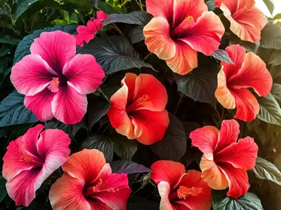 Hardy Hibiscus (Hibiscus Moscheutos Luna Red)