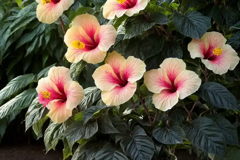 Hardy hibiscus (hibiscus moscheutos (southern belle group) — photo 2