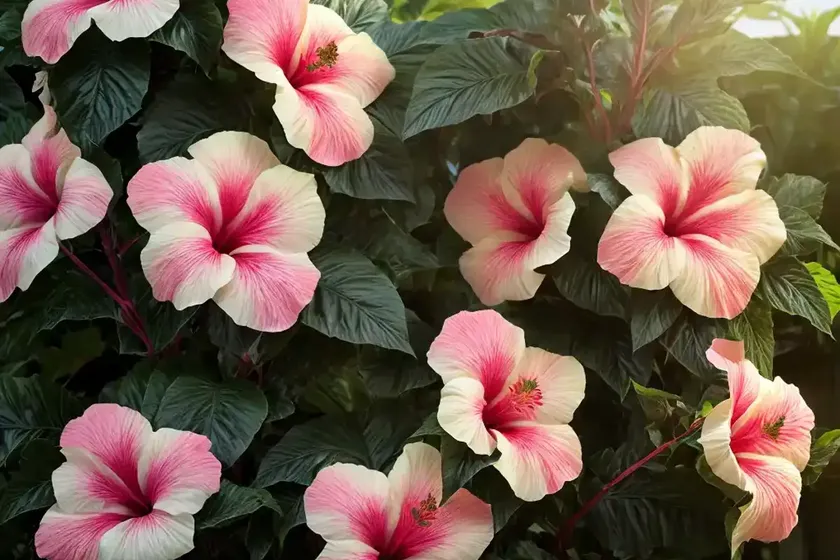 Hardy hibiscus (hibiscus moscheutos (southern belle group) — photo 3