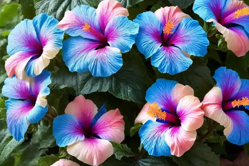 Hardy Hibiscus (Hibiscus Moscheutos SUMMER SPICE BLEU BRULEE) — photo 3