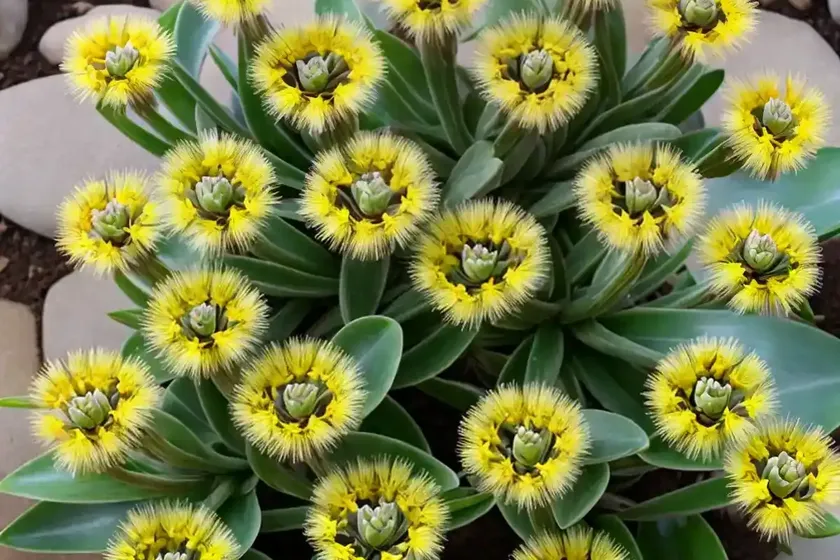 Hardy yellow iceplant (delosperma nubigenum) — photo 2