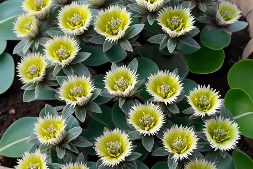 Hardy yellow iceplant (delosperma nubigenum) — photo 3