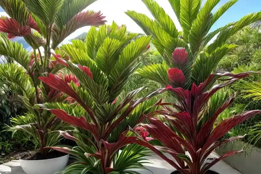 Hawaiian ti plant (cordyline fruticosa glauca) — photo 2