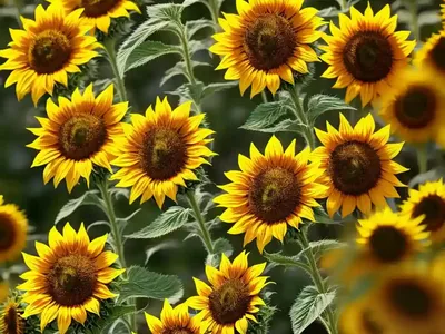 Helianthus Annuus ‘Gypsy Charmer’ (Common Sunflower)