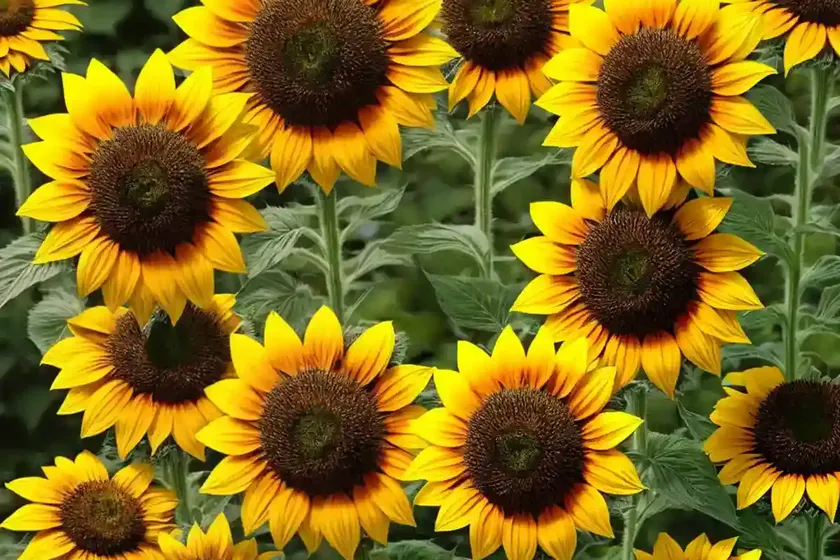 Helianthus annuus ‘mammoth grey stripe’ (common sunflower) — photo 2