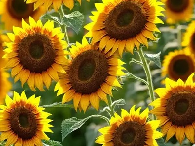 Helianthus Annuus ‘Ring Of Fire’ (Common Sunflower)