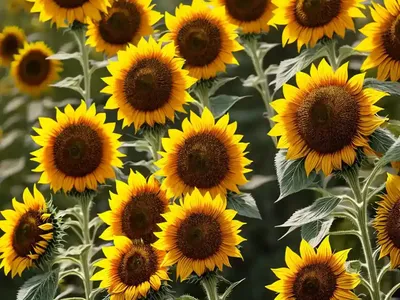 Helianthus Annuus ‘Russian Mammoth’ (Common Sunflower)