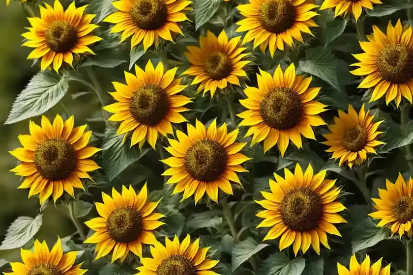 Helianthus annuus ‘soraya’ (common sunflower) — photo 2