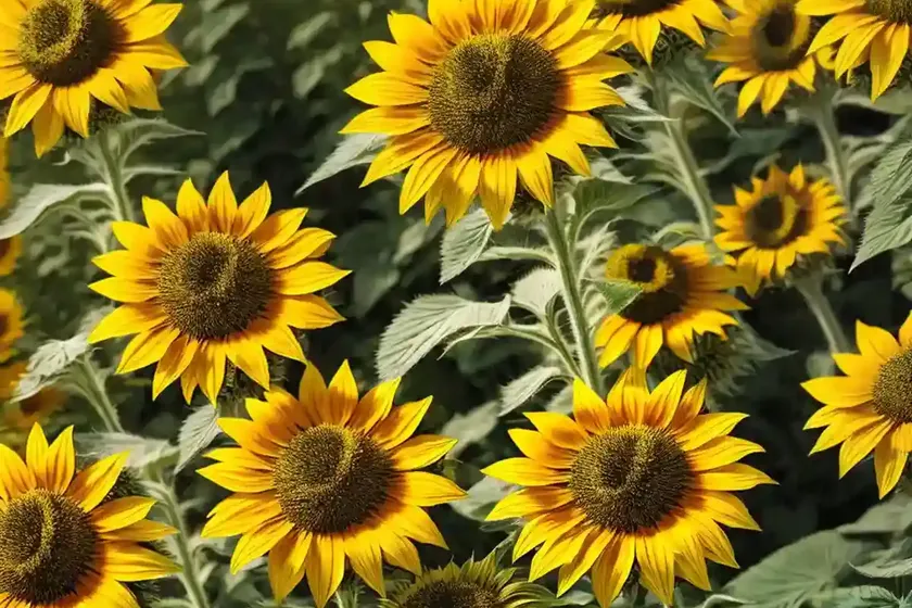Helianthus annuus ‘soraya’ (common sunflower) — photo 3