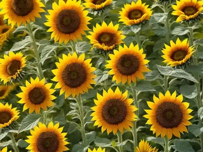 Helianthus Annuus ‘Strawberry Blonde’ (Common Sunflower)