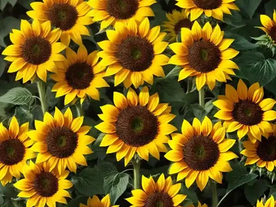 Helianthus Annuus ‘Suntastic Yellow With Black Center’ (Common Sunflower)