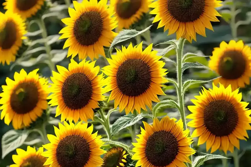 Helianthus annuus ‘taiyo’ (common sunflower) — photo 2