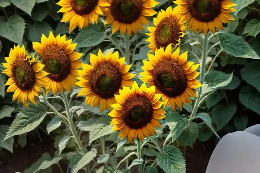 Helianthus decapetalus (ten-petaled sunflower)