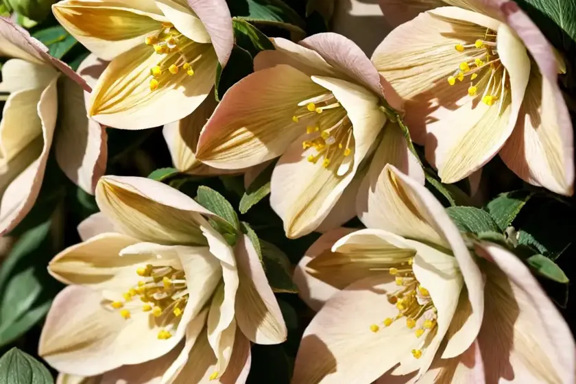 Helleborus winter jewels ‘amber gem’ (hellebore)