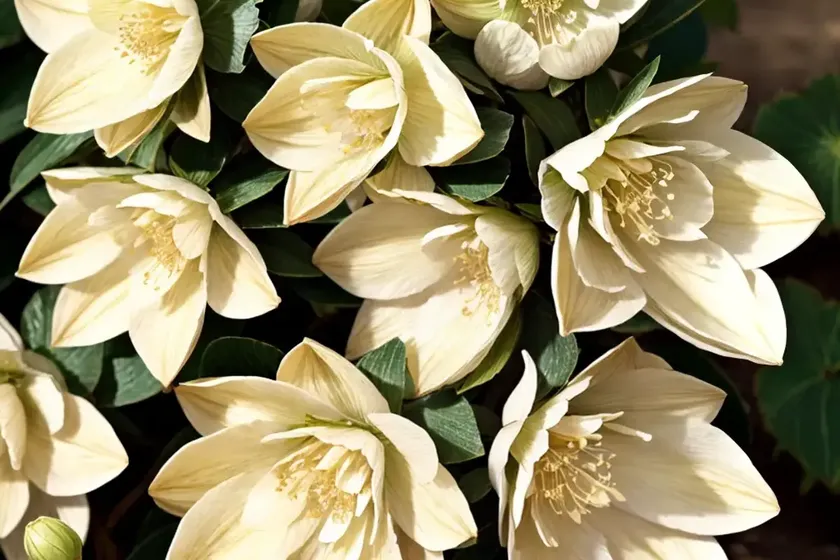 Helleborus winter jewels ‘golden lotus’ (hellebore) — photo 3