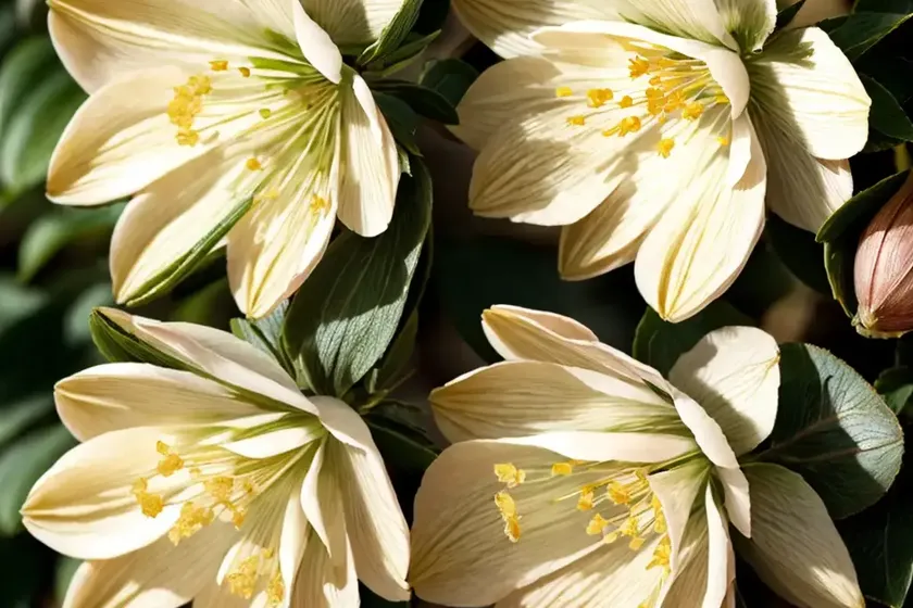 Helleborus winter jewels ‘golden sunrise’ (hellebore) — photo 2