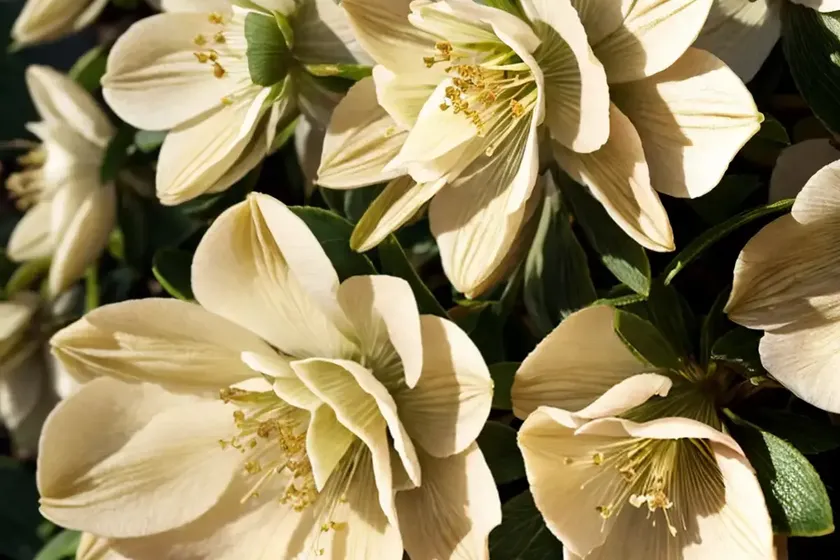 Helleborus winter jewels ‘golden sunrise’ (hellebore) — photo 3