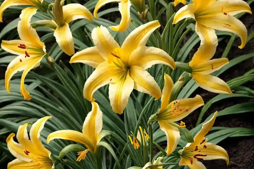 Hemerocallis lilioasphodelus (lemon lily) — photo 2