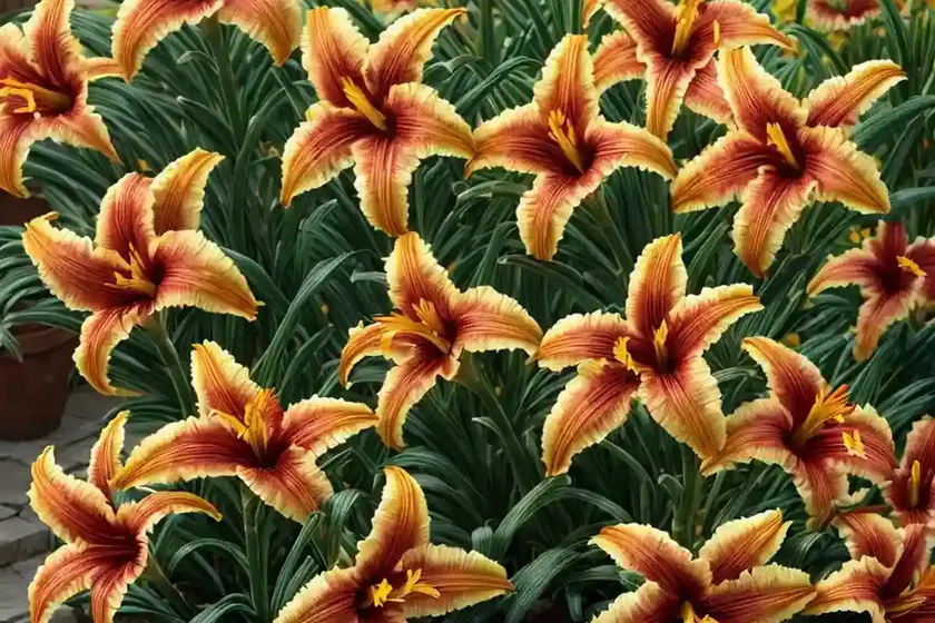 Hemerocallis ‘Outrageous’ (Daylily) — photo 2