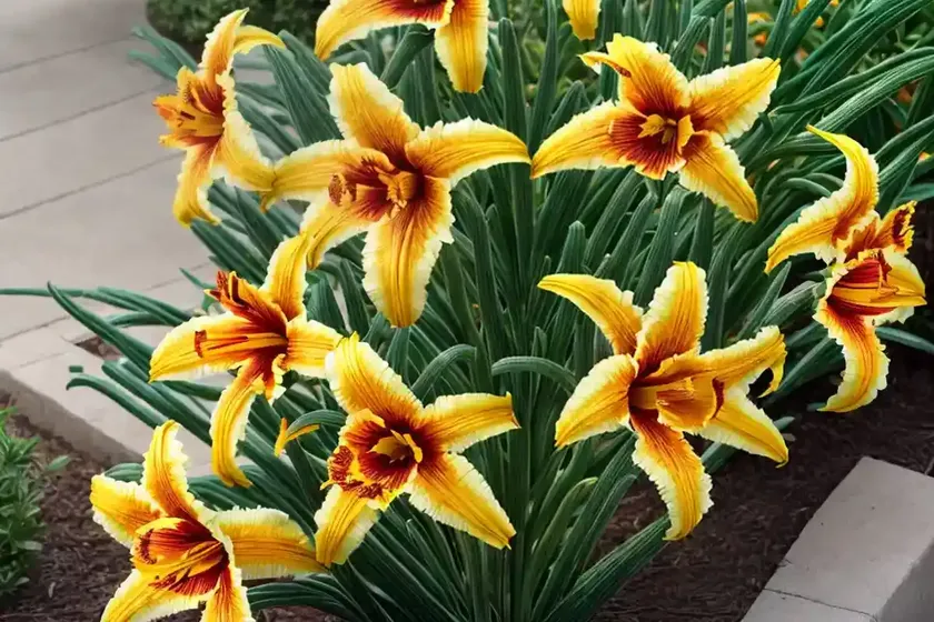 Hemerocallis ‘stella de oro’ (reblooming daylily) — photo 2