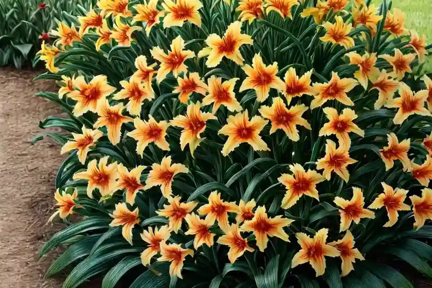 Hemerocallis ‘storm shelter’ (reblooming daylily) — photo 2