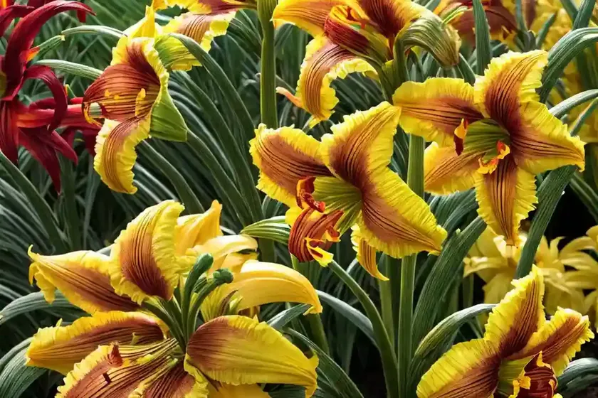 Hemerocallis ‘strutter’s ball’ (daylily) — photo 2