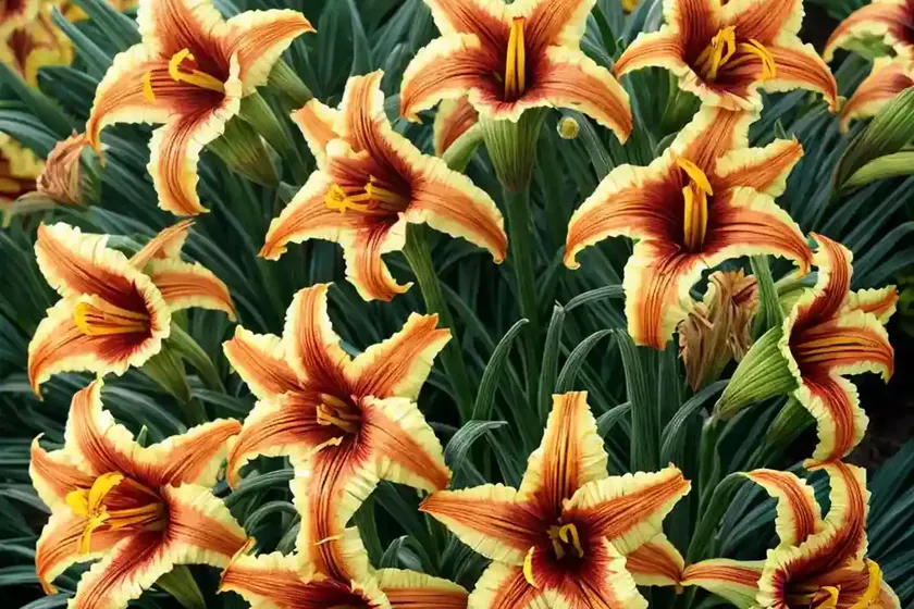 Hemerocallis ‘strutter’s ball’ (daylily) — photo 3