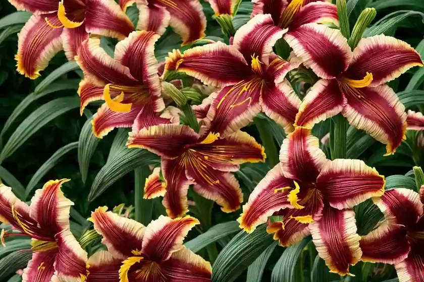 Hemerocallis ‘wineberry candy’ (daylily) — photo 2