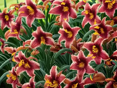 Hemerocallis ‘Wineberry Candy’ (Daylily)