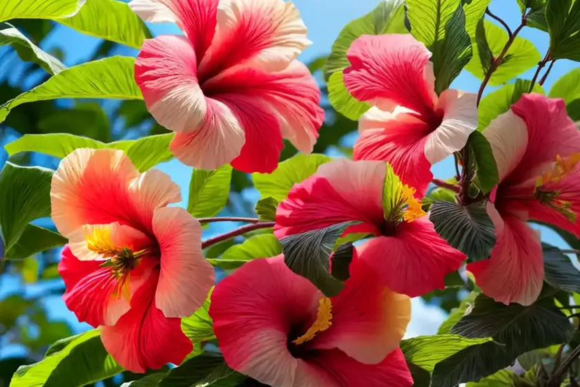 Hibiscus rosa-sinensis ‘hula girl’ (tropical hibiscus) — photo 2