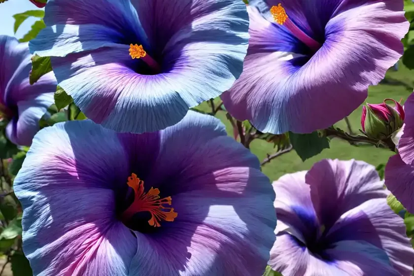 Hibiscus syriacus ultramarine (rose of sharon) — photo 2