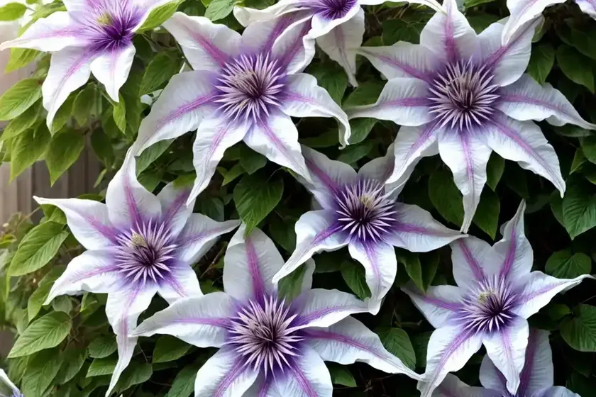 Himalayan clematis (clematis montana) — photo 3