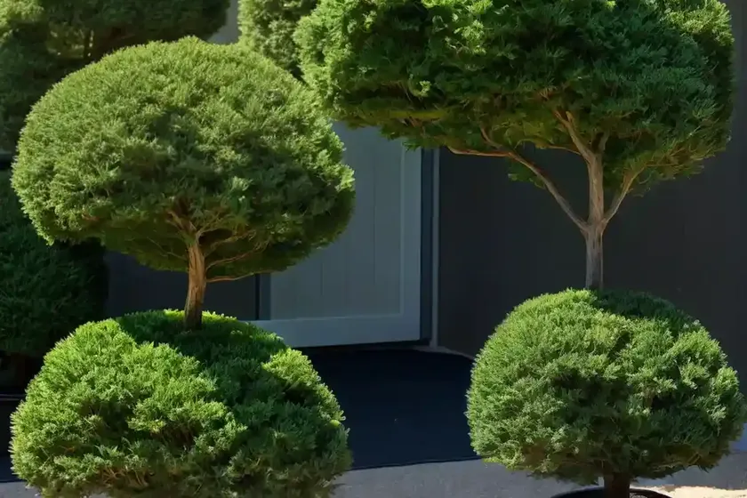 Hinoki Cypress (Chamaecyparis Obtusa ‘Golden Fastigiata’) — photo 3