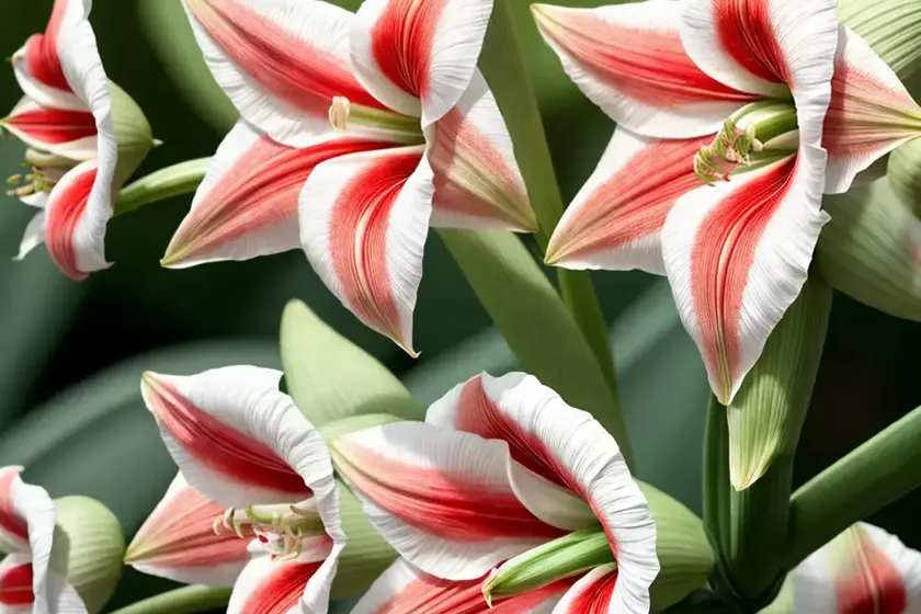 Hippeastrum papilio (butterfly amaryllis) — photo 2