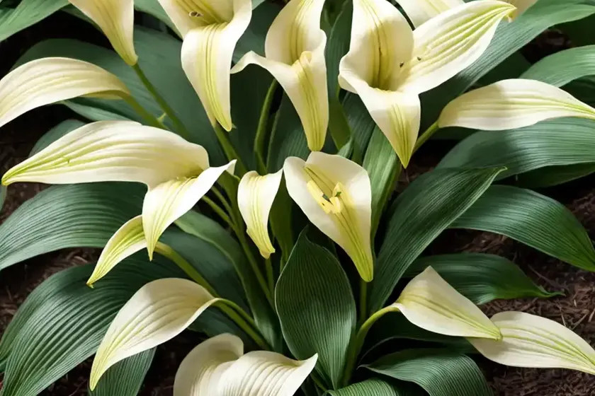 Hosta ‘pocketful of sunshine’ (plantain lily) — photo 2