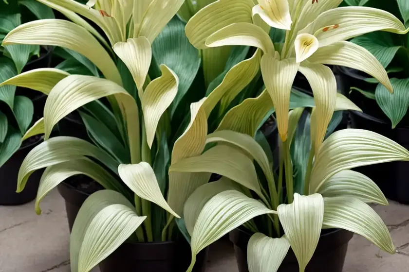 Hosta ‘pocketful of sunshine’ (plantain lily) — photo 3